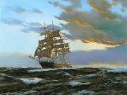 unknow artist, Seascape, boats, ships and warships. 23